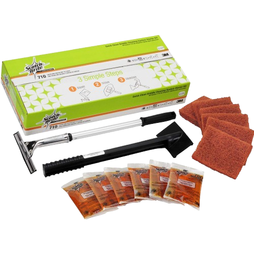 Pza Kit De Limpieza Scotch Brite Para Planchas De Cocina