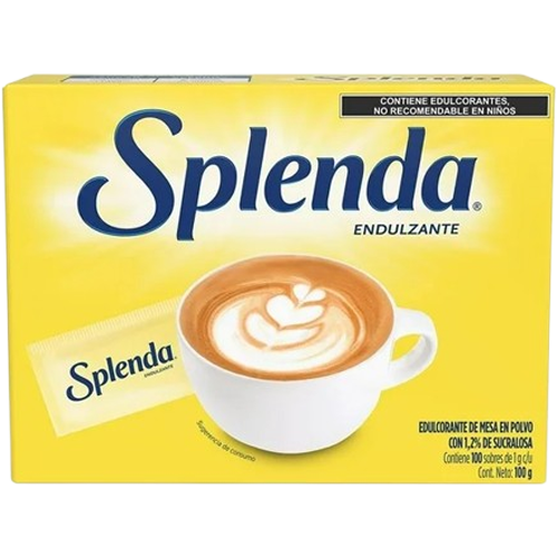 Paq. Splenda Endulzante c/100 sobres