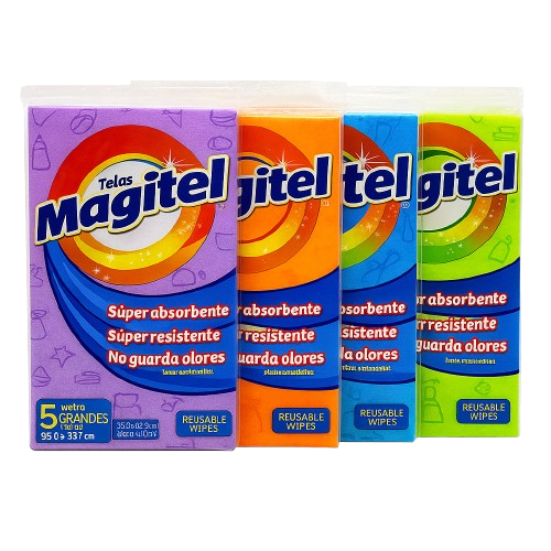 Paq. Tela Multiusos c/5 pza marca Magitel