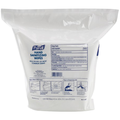 Cja. Toallitas Antibacterial c/2 paq. de 1200 pza c/u 9118-02 - Purell