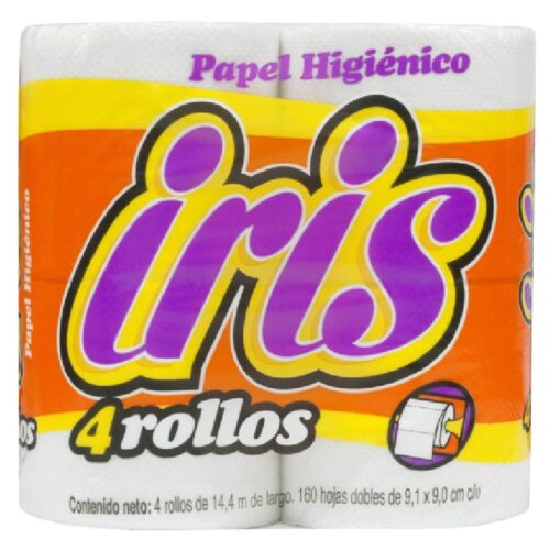 Paq. Papel Higiénico Tradicional Iris c/96pzas 160h PH02004 - PSF