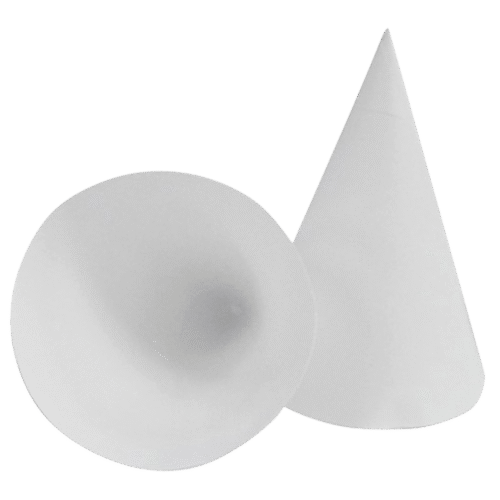 Paq. Vaso Cónico #104 c/250 pzas