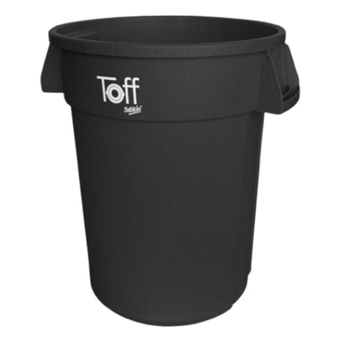 Pza. Contenedor Toff Negro 120 Lts. 9185NE - Sablón