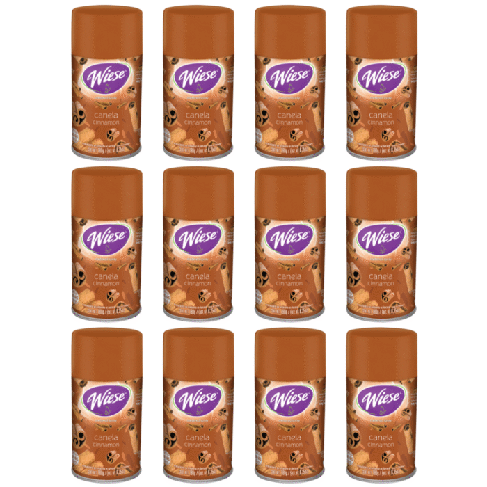12Pzas Aromatizante Canela Aerosol 180g/256ml Wiese