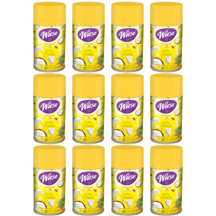 12Pzas Aromatizante Piña Colada Aerosol 180g/256ml Wiese