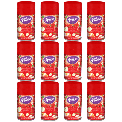 12Pzas Aromatizante Manzana Canela Aerosol 180g/256ml Wiese
