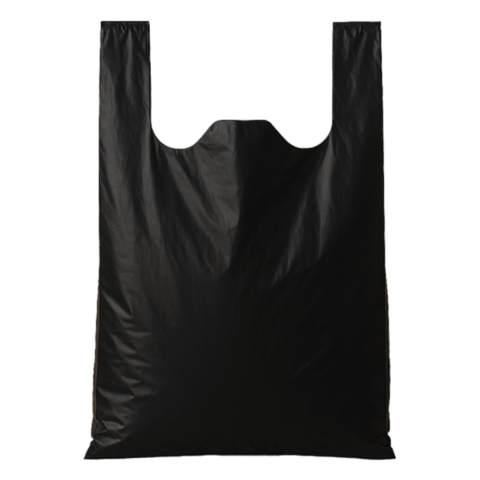 Kg. Bolsa de Camiseta Negra Jumbo 45x90 cm