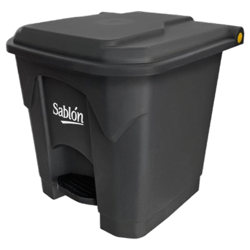 Pza Cesto Gris de Pedal 30 Lts 8611P - Sablón