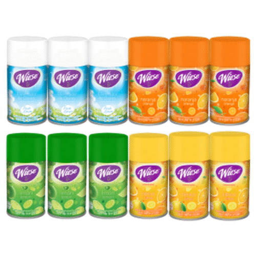 12Pzas Aeosol Aromatizante 180g/256ml Wiese