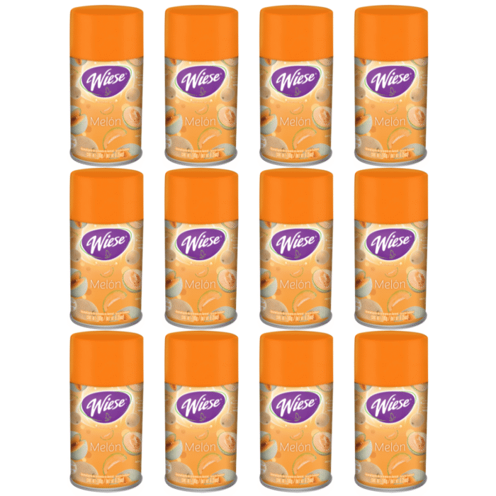 12Pzas Aromatizante Melón Aerosol 180g/256ml Wiese