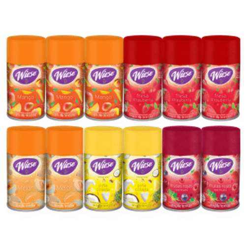 12Pzas Aeosol Aromatizante 180g/256ml Wiese