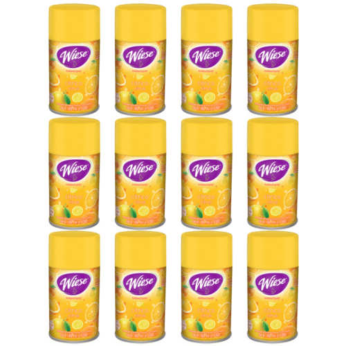 12Pzas Aromatizante Cítrico Aerosol 180g/256ml Wiese