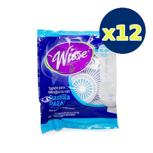 12Pzas Tapete Para Mingitorio Con Pastilla Wiese