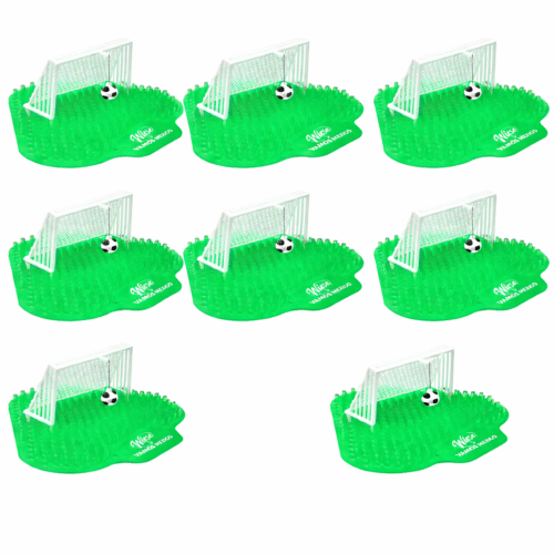 8 Pzas. Tapete Anti-Salpicadura c/Porteria Citrus Verde NTAAS14 Wiese