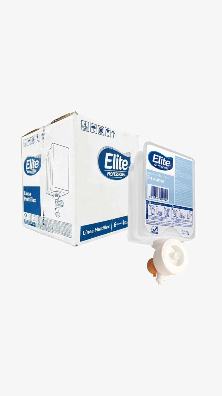 Cja. Jabón Multiflex Espuma c/6 pza 1L AB61331010 – Elite